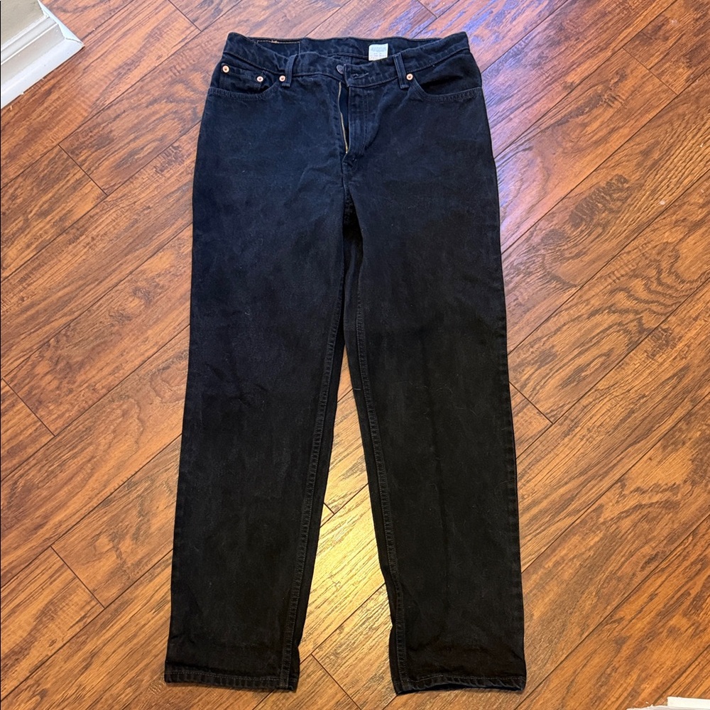 90s Vintage Levi's 512 Classic Black Jeans